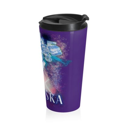 "Double Shots" Stainless Steel Travel Mug - Image 4