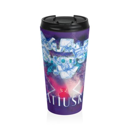 "Double Shots" Stainless Steel Travel Mug